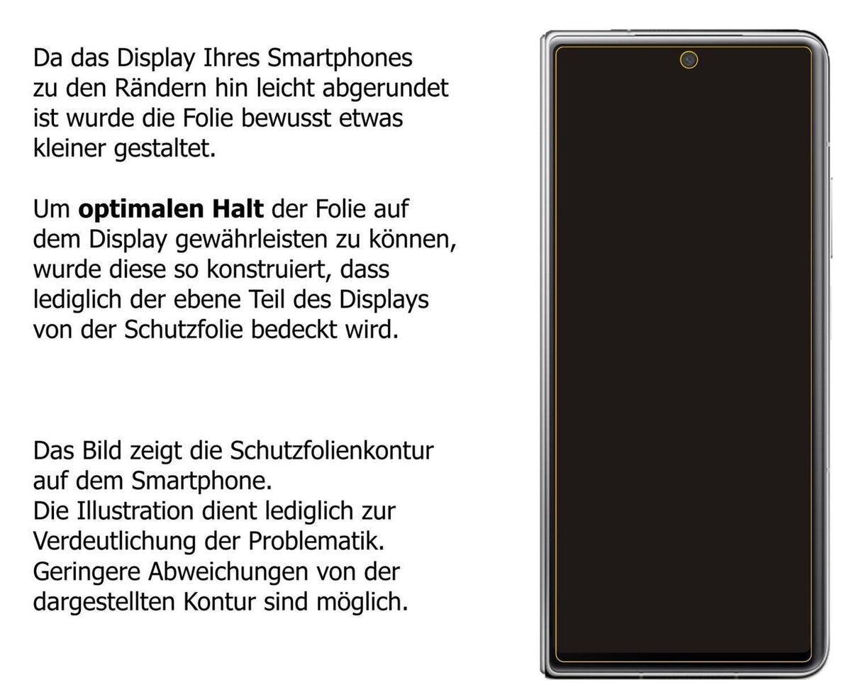 2x 9H Schutzfolie matt für Honor Magic V Rückseite (3)