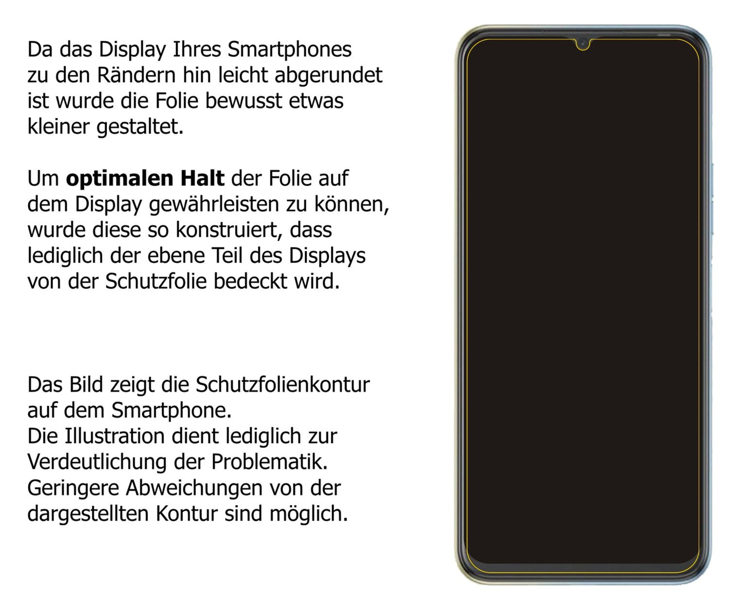 Blickschutzfolie für Tecno Spark 8P matt Schutzfol (5)