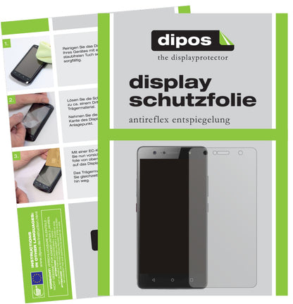 2x Schutzfolie matt für Lenovo K8 Plus Display-Sch (1)