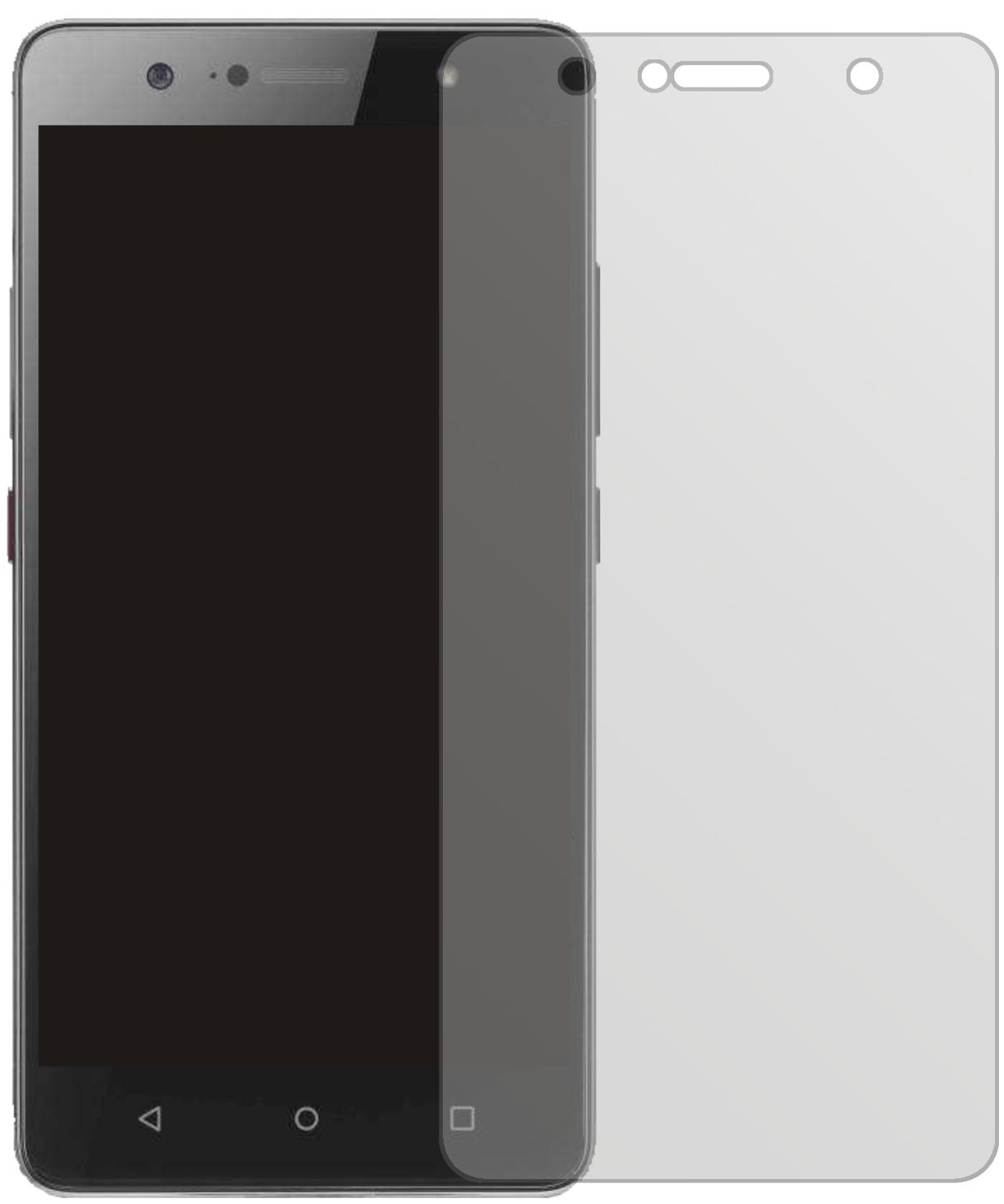 2x Schutzfolie matt für Lenovo K8 Plus Display-Sch (2)