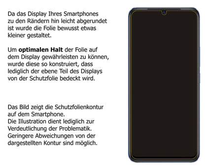 2x Schutzfolie matt für Vivo V23e 5G Display-Schut (6)