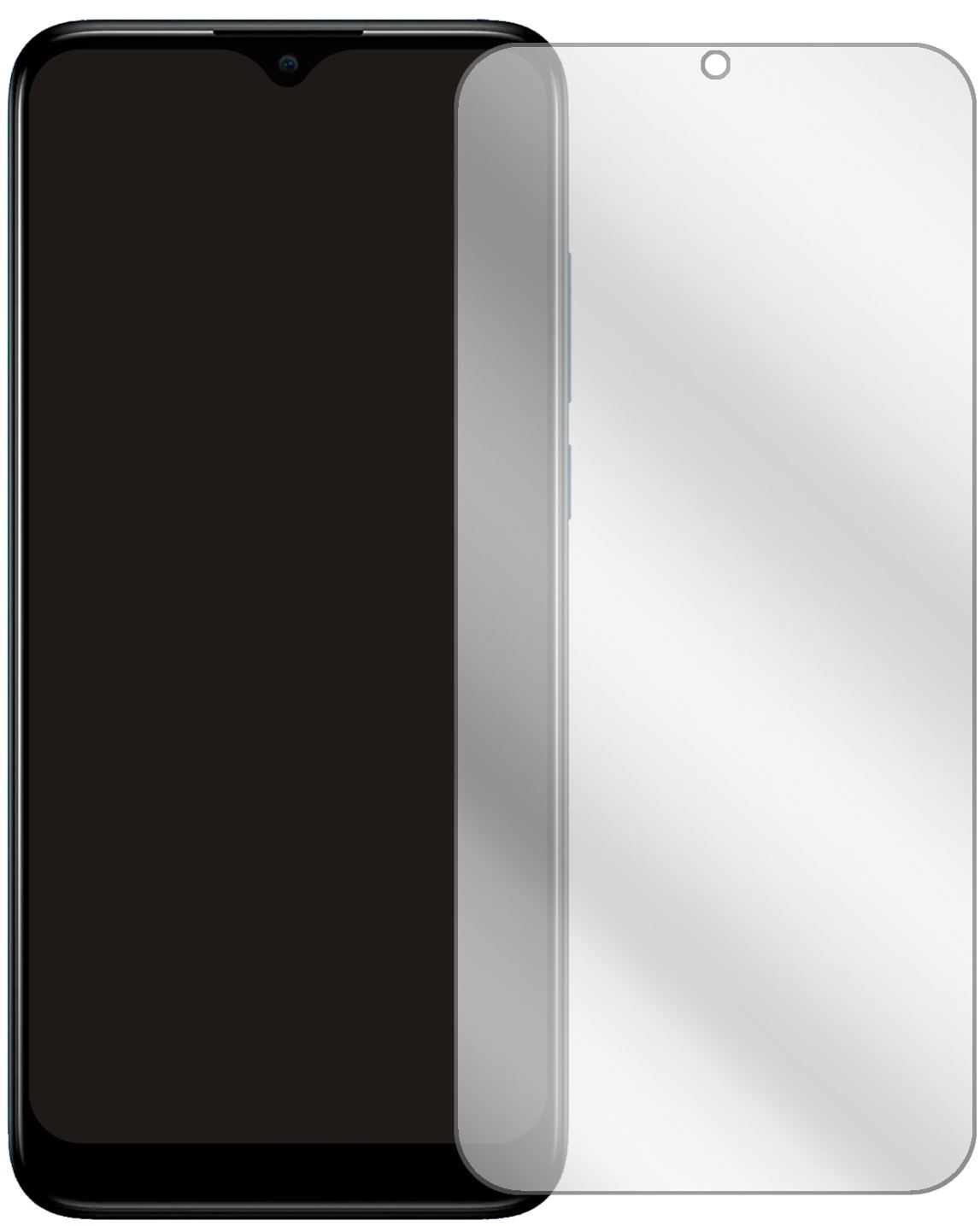 6x Schutzfolie klar für TCL 205 Display-Schutzfoli (2)