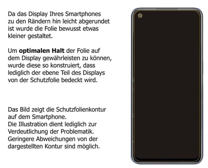 Blickschutzfolie für Oppo K9x matt Schutzfolie Pri (5)
