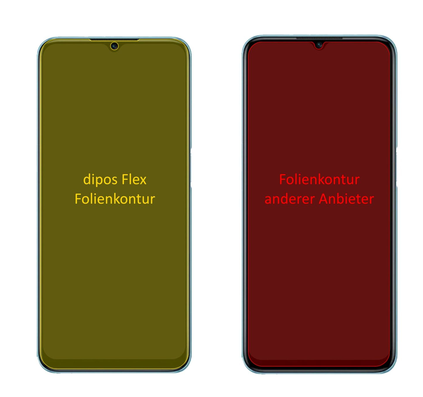 3x 3D Full Cover Schutzfolie für Oppo A56 (2)