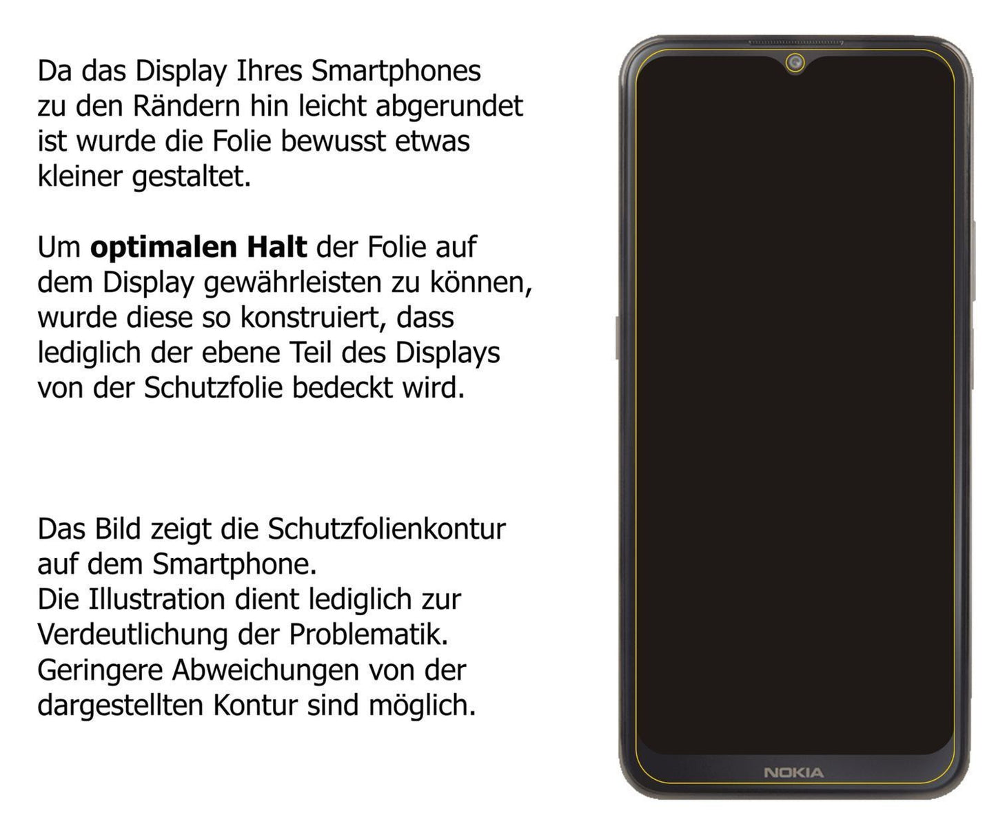 2x 9H Schutzfolie matt für Nokia G300 Panzerfolie (3)