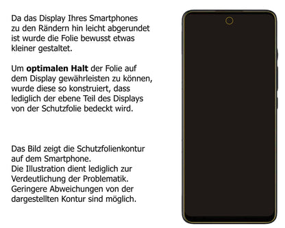 1x Schutzfolie matt für Motorola E30 Display-Schut (6)