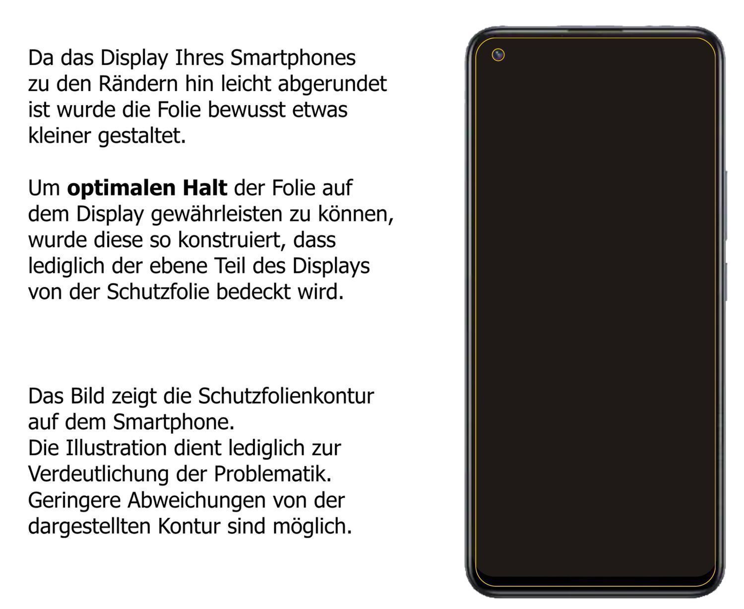2x Schutzfolie klar für Realme 8s Display-Schutzfo (5)