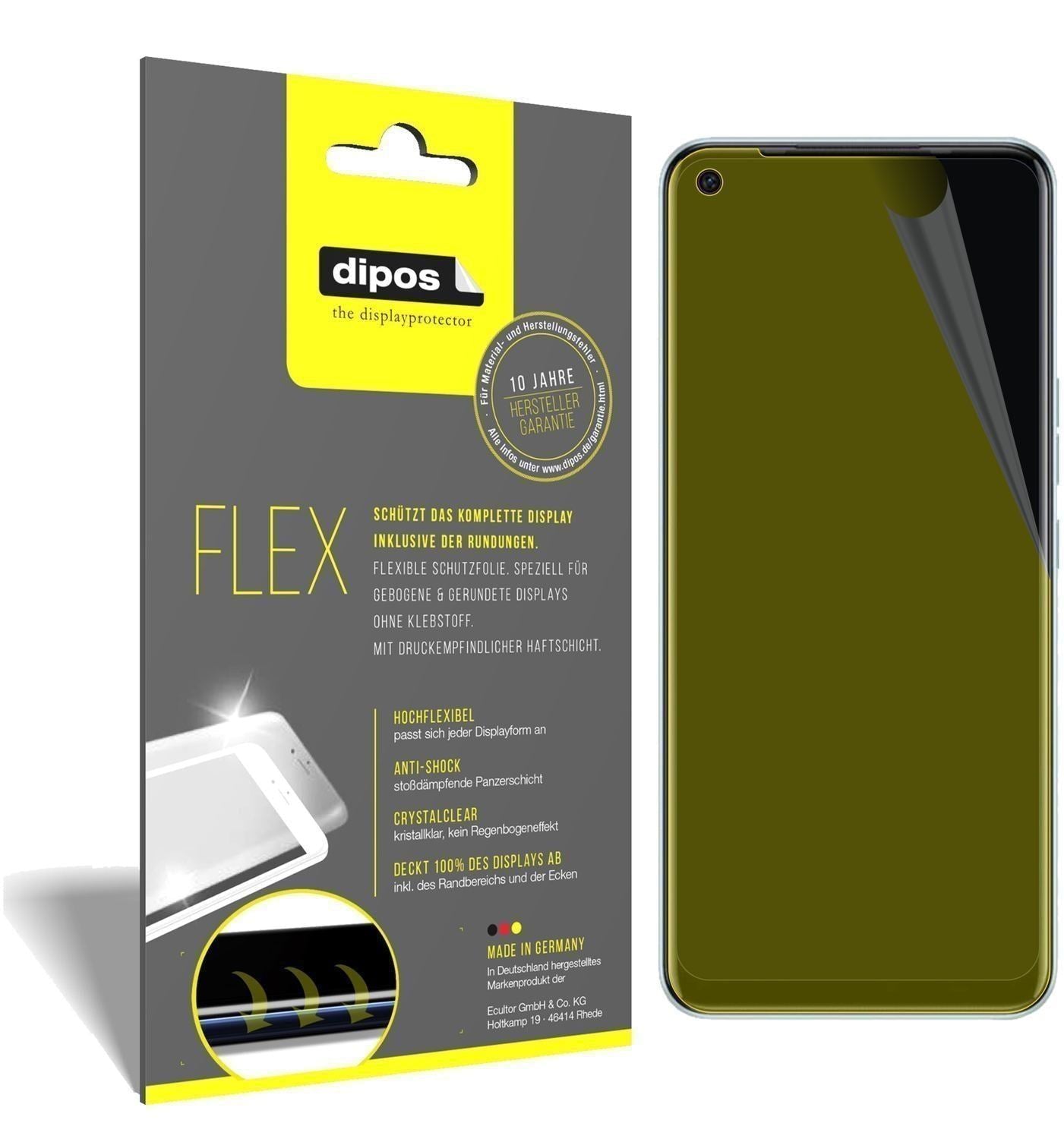 3x 3D Full Cover Schutzfolie für Tecno Camon 16 (1)