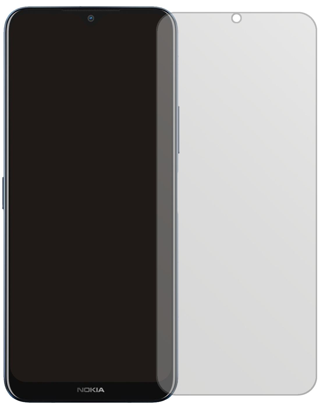 5x Schutzfolie matt für Nokia G50 5G Display-Schut (2)