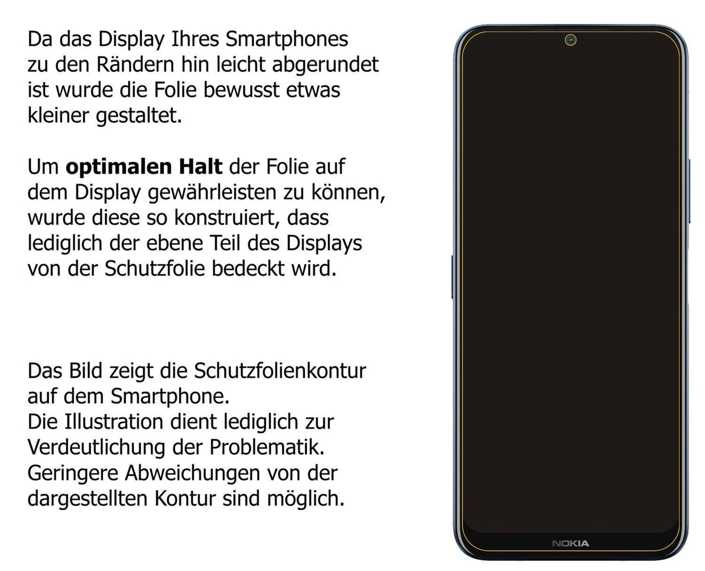 5x Schutzfolie matt für Nokia G50 5G Display-Schut (6)