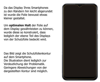 2x 9H Schutzfolie für Realme Narzo 50A Panzerfolie (3)
