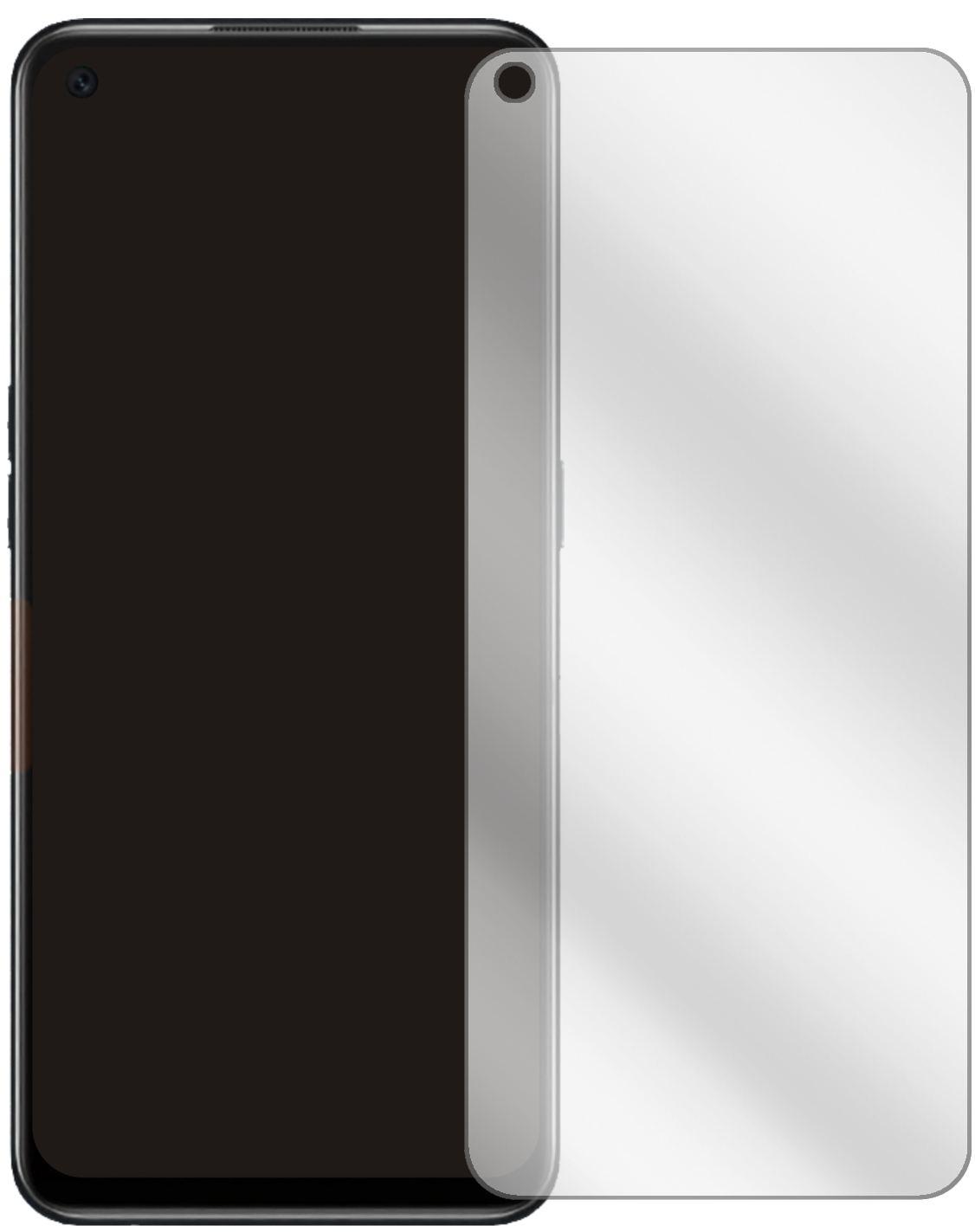 6x Schutzfolie klar für Oppo A55s Display-Schutzfo (2)