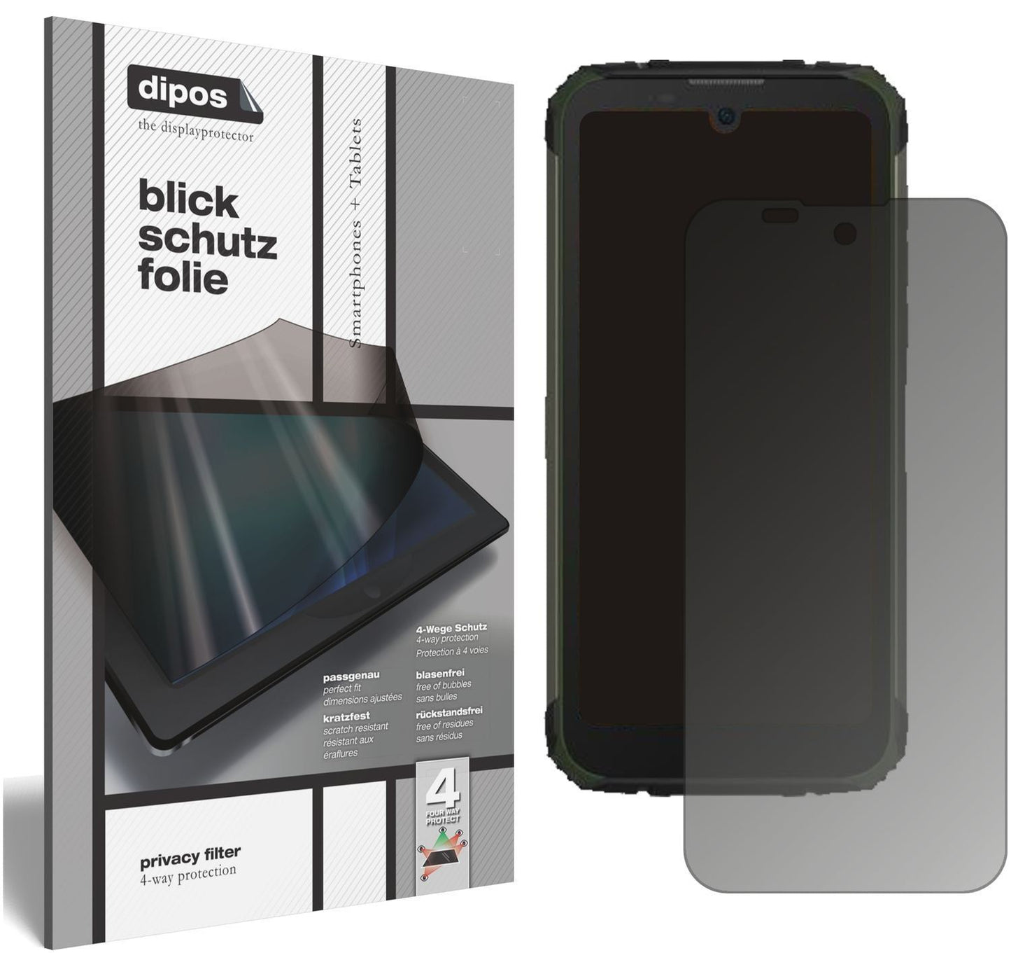Blickschutzfolie für Doogee S59 matt Schutzfolie P (1)