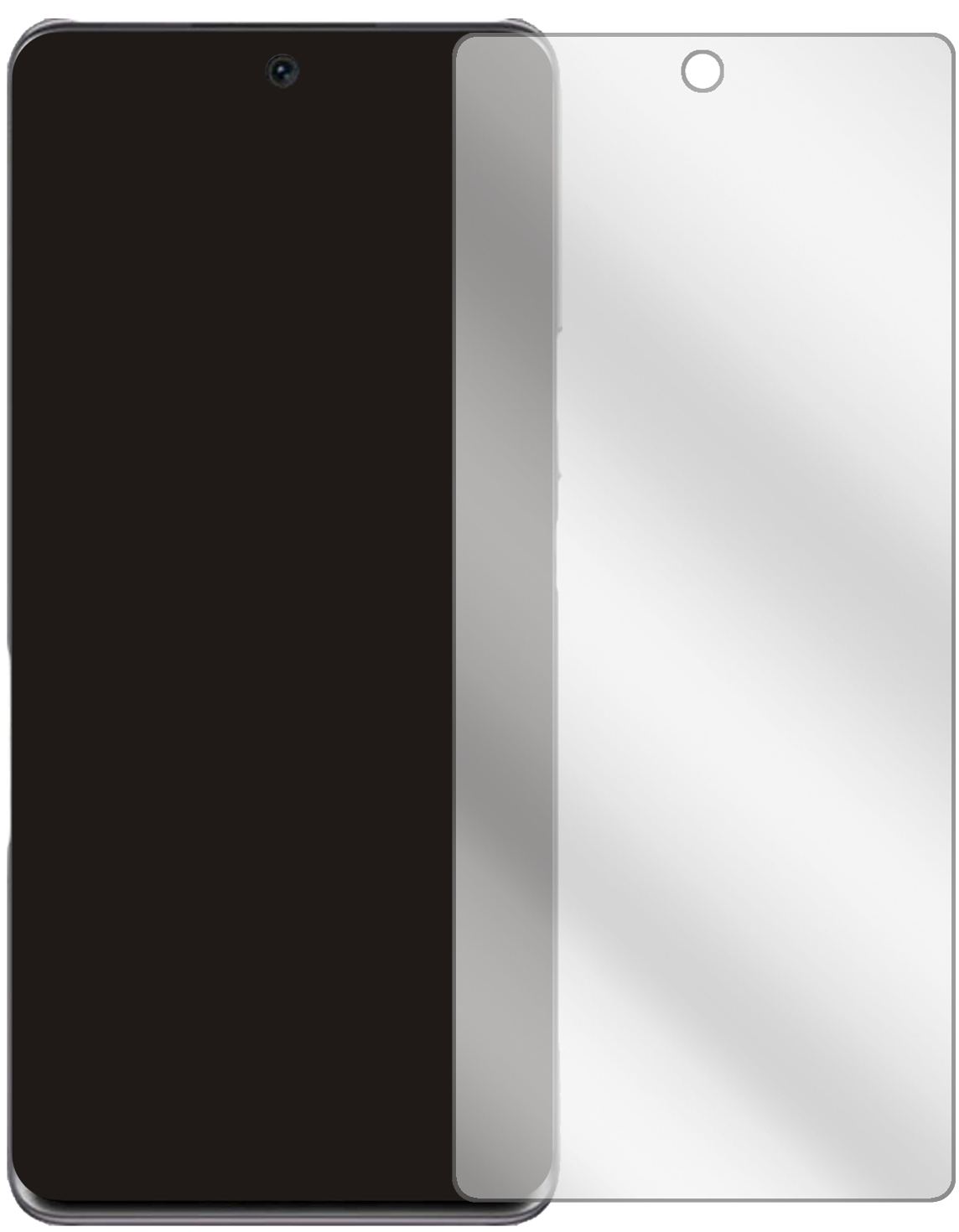 2x Schutzfolie klar für Honor 60 Display-Schutzfol (2)