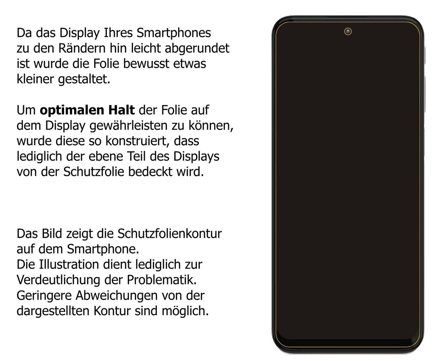 Blickschutzfolie für Motorola Moto G41 matt Schutz (5)
