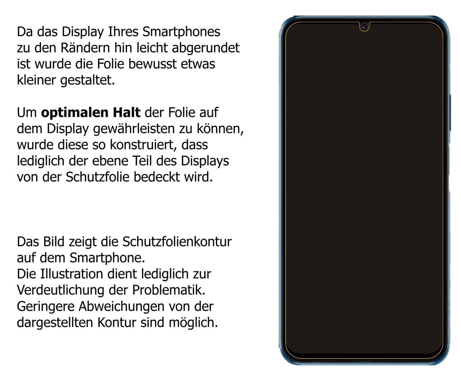 2x Schutzfolie klar für Honor X30 Max Display-Schu (5)
