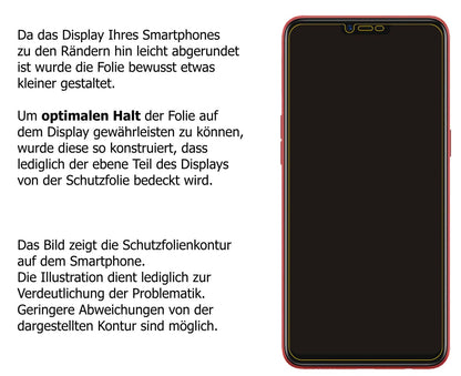 2x Schutzfolie klar für OPPO A3S Display-Schutzfol (5)