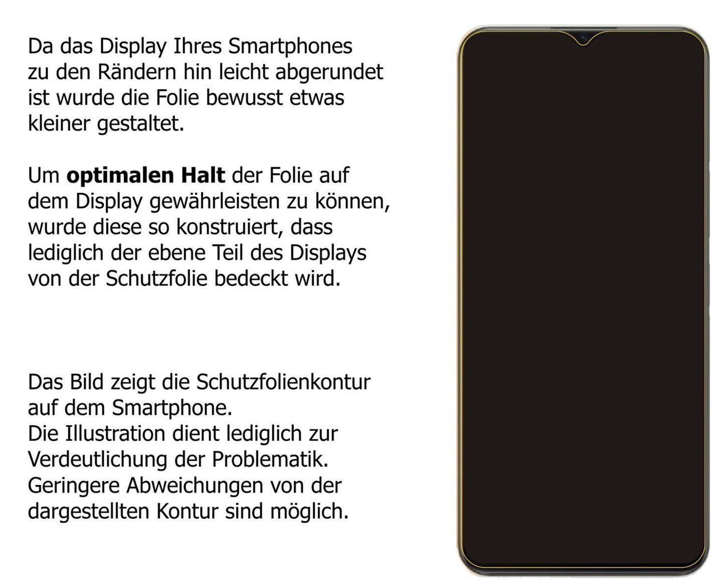 Blickschutzfolie für VIVO IQOO Z5x matt Schutzfoli (5)
