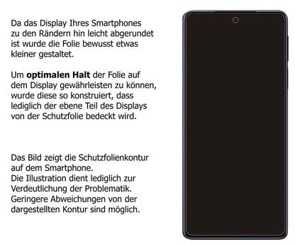 2x Schutzfolie matt für Motorola Edge X30 Display- (6)