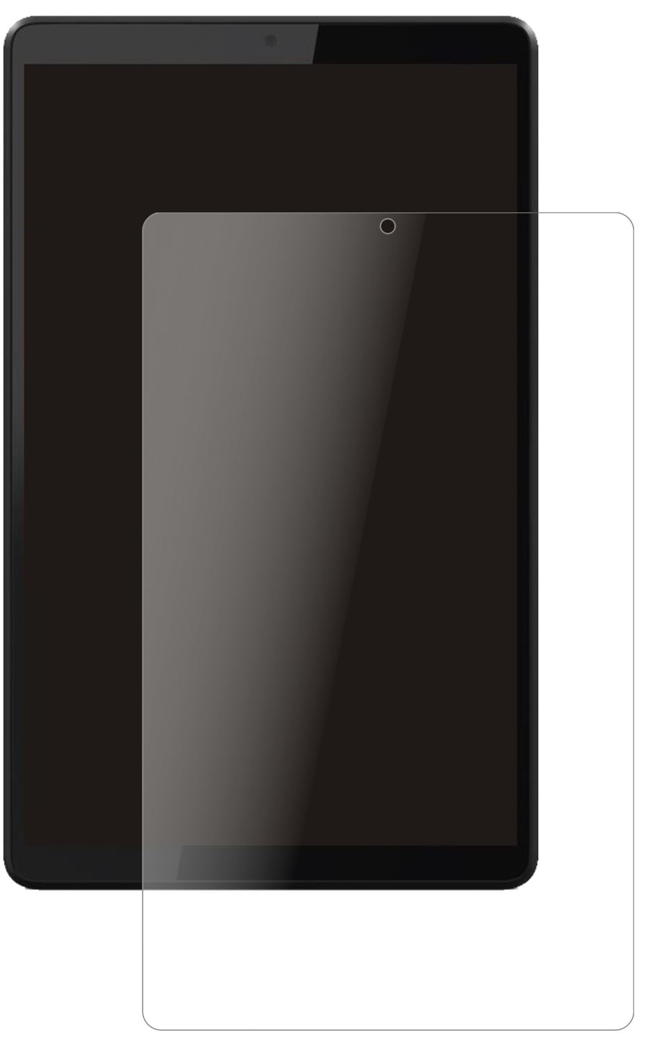 2x 9H Schutzfolie matt für Lenovo Smart Tab M8 Pan (2)