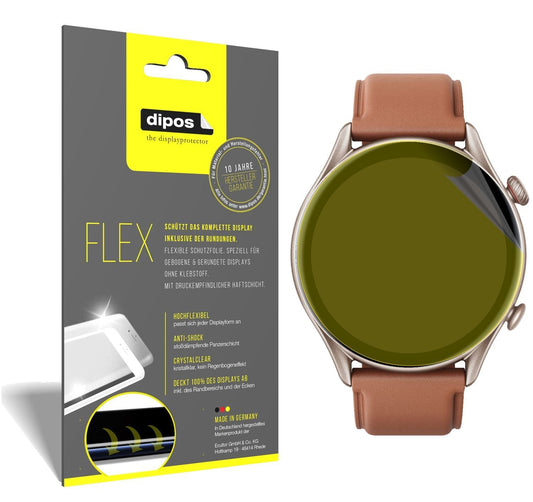 2x 3D Full Cover Schutzfolie für Amazfit GTR 3 Pro (1)