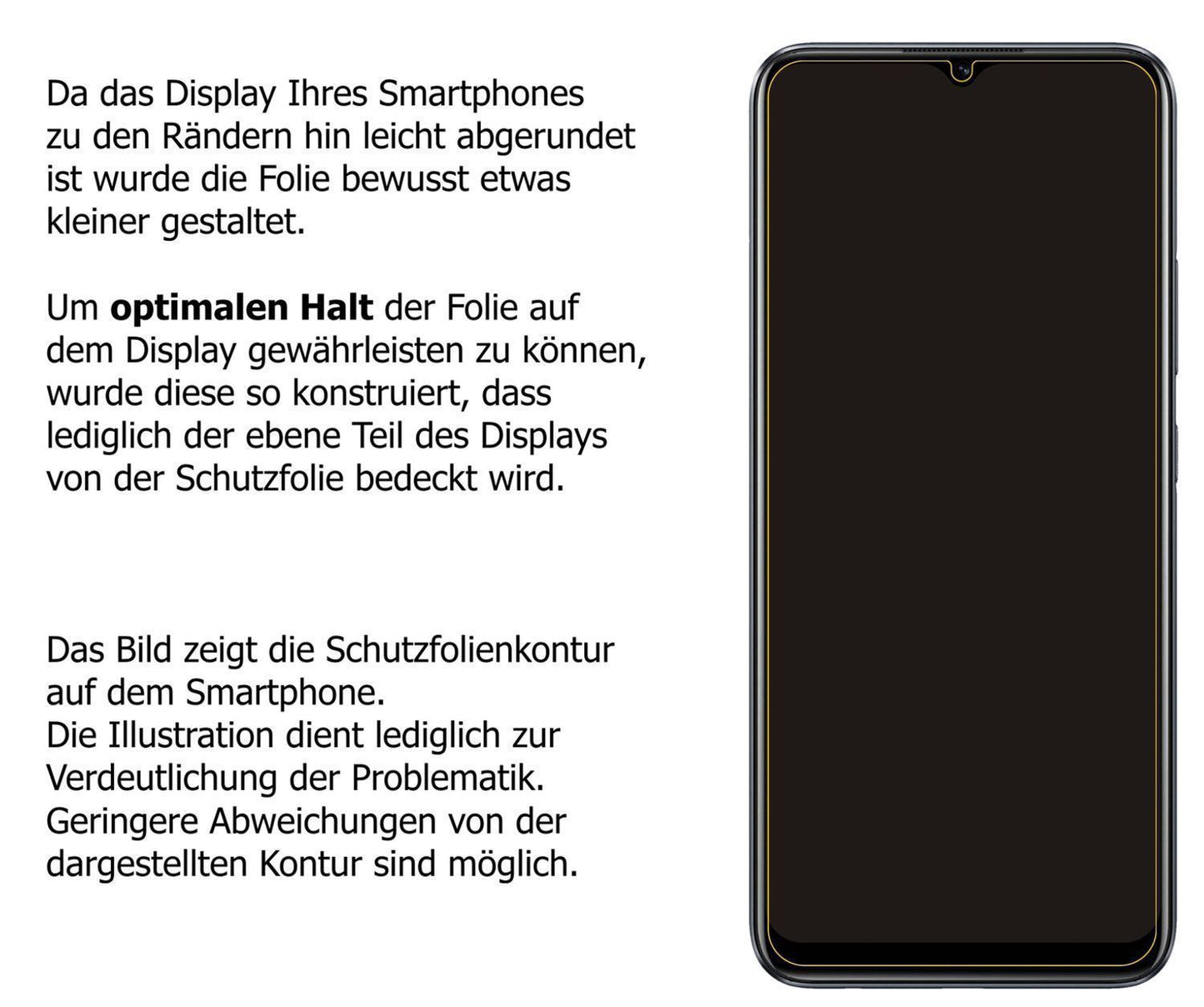 1x 9H Schutzfolie für Realme C25S Panzerfolie (3)