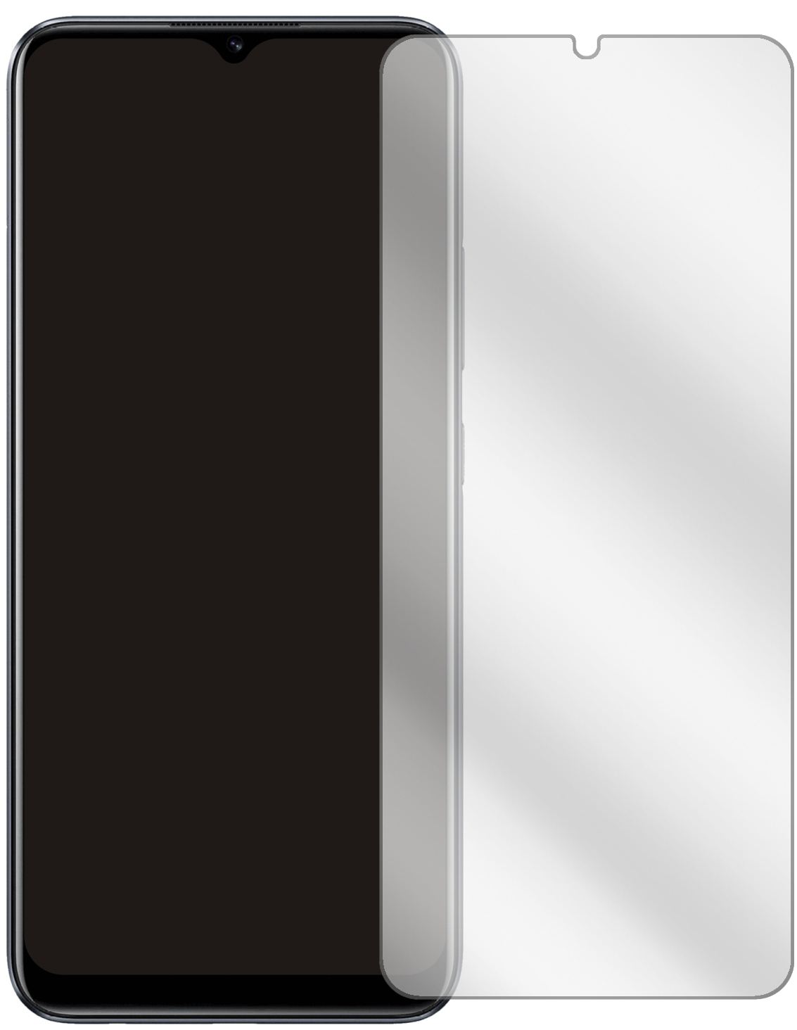 1x Schutzfolie klar für Realme C25S Display-Schutz (2)