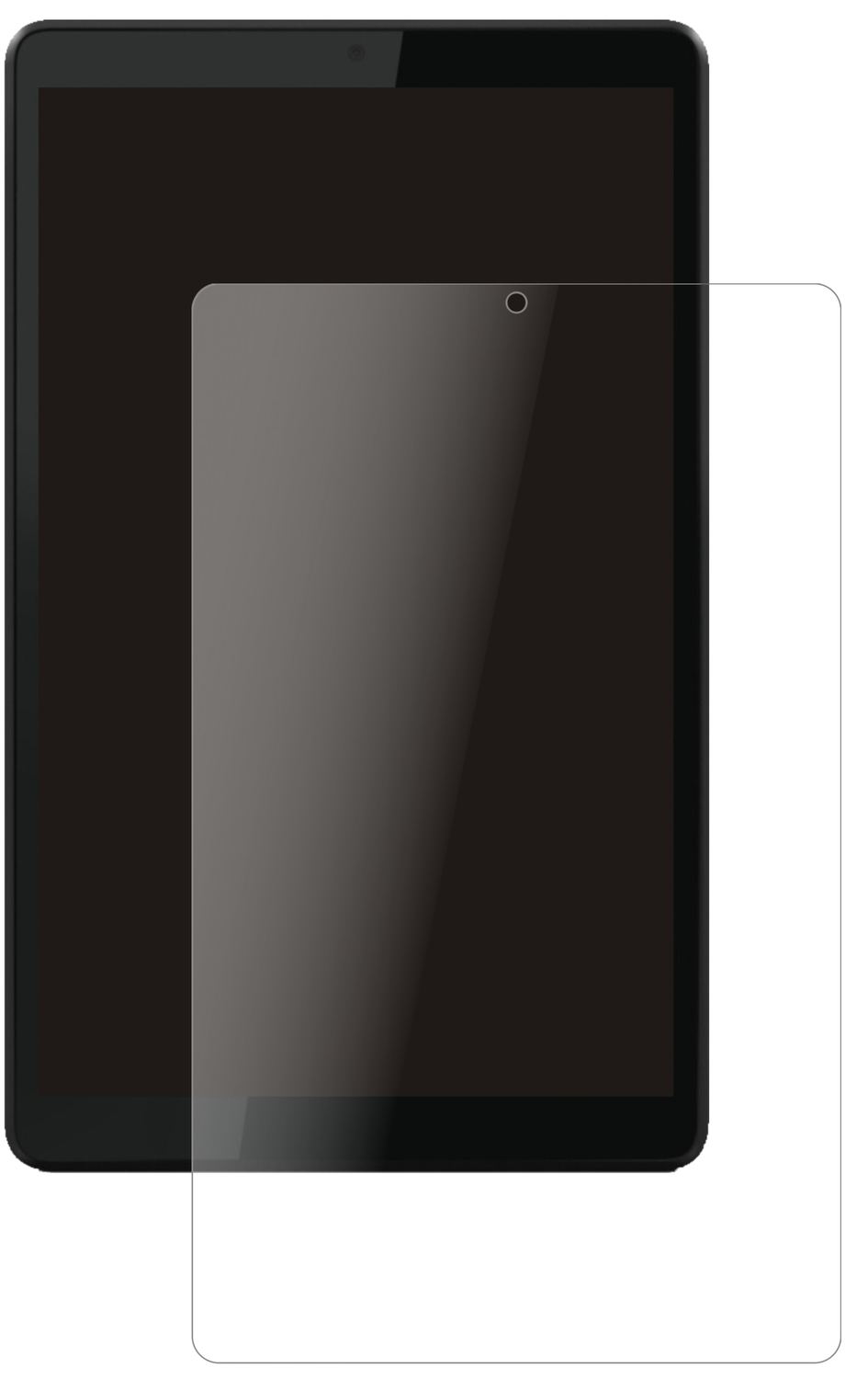 1x 9H Schutzfolie matt für Motorola Tab G20 Panzer (2)
