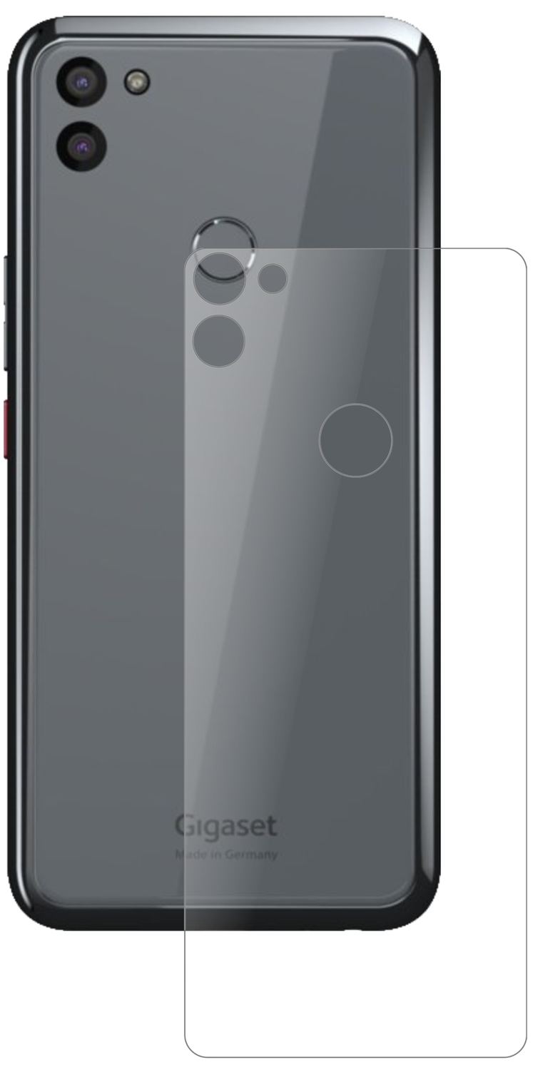 1x 9H Schutzfolie matt für Gigaset GS5 Rückseite P (2)