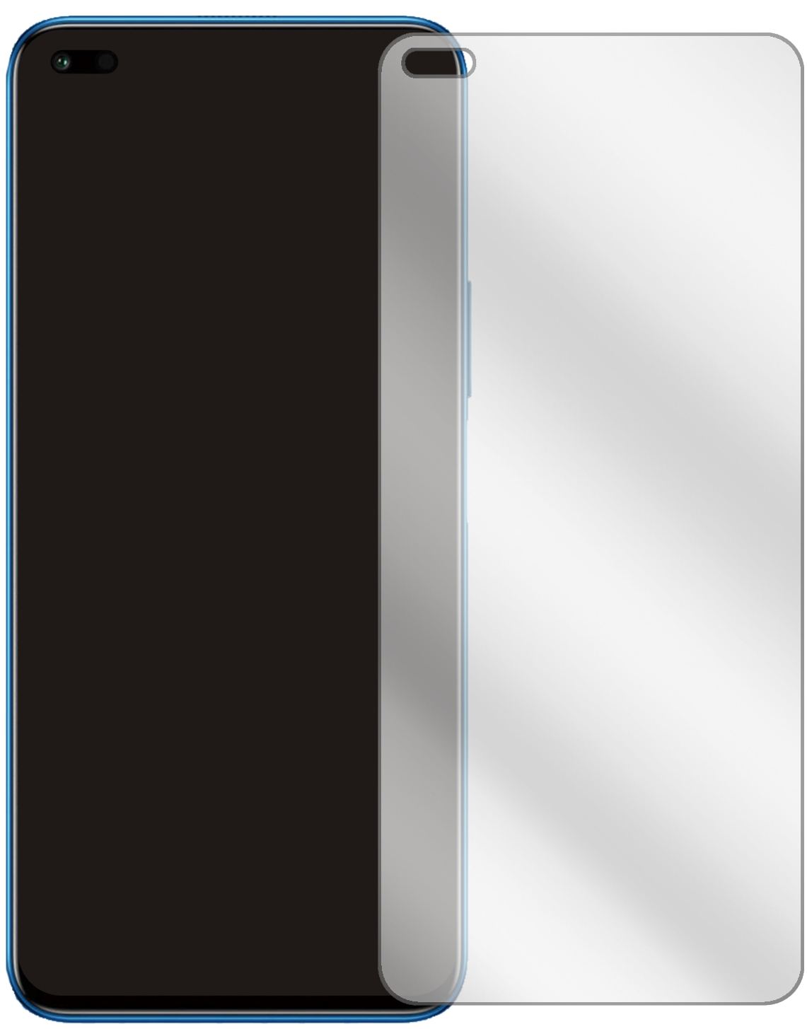 1x Schutzfolie klar für Honor X20 Display-Schutzfo (2)