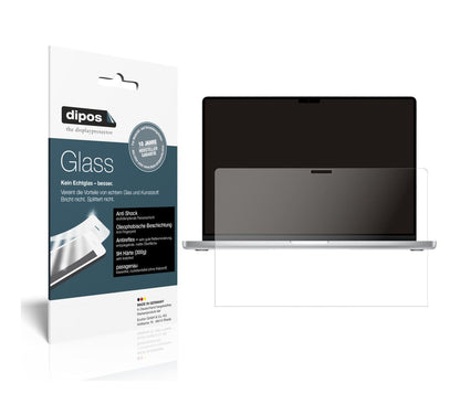 1x 9H Schutzfolie matt für Apple MacBook Pro 16 Zo (1)