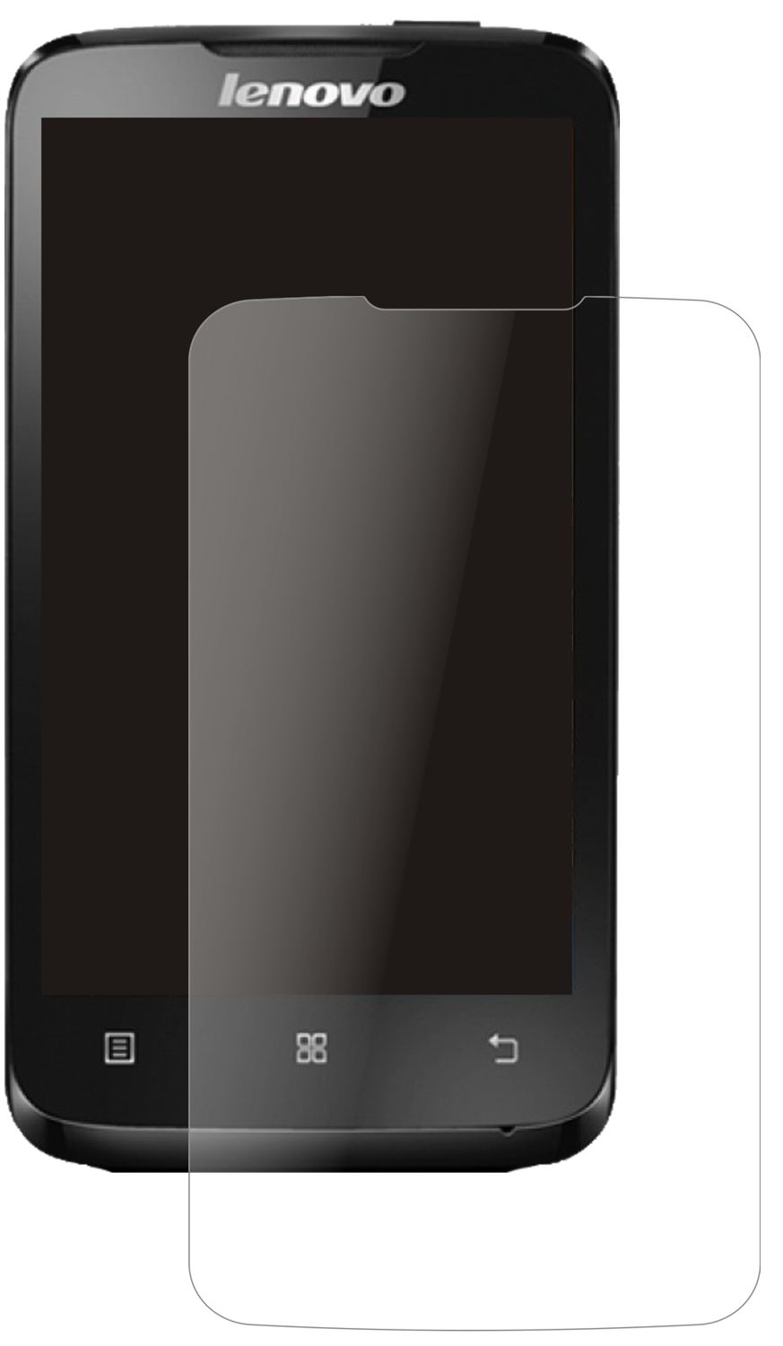 2x 9H Schutzfolie matt für Lenovo A316i Panzerfoli (2)