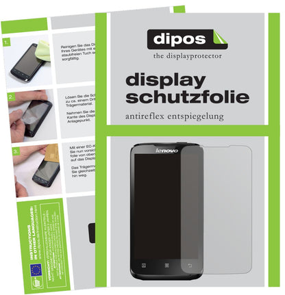 6x Schutzfolie matt für Lenovo A316i Display-Schut (1)