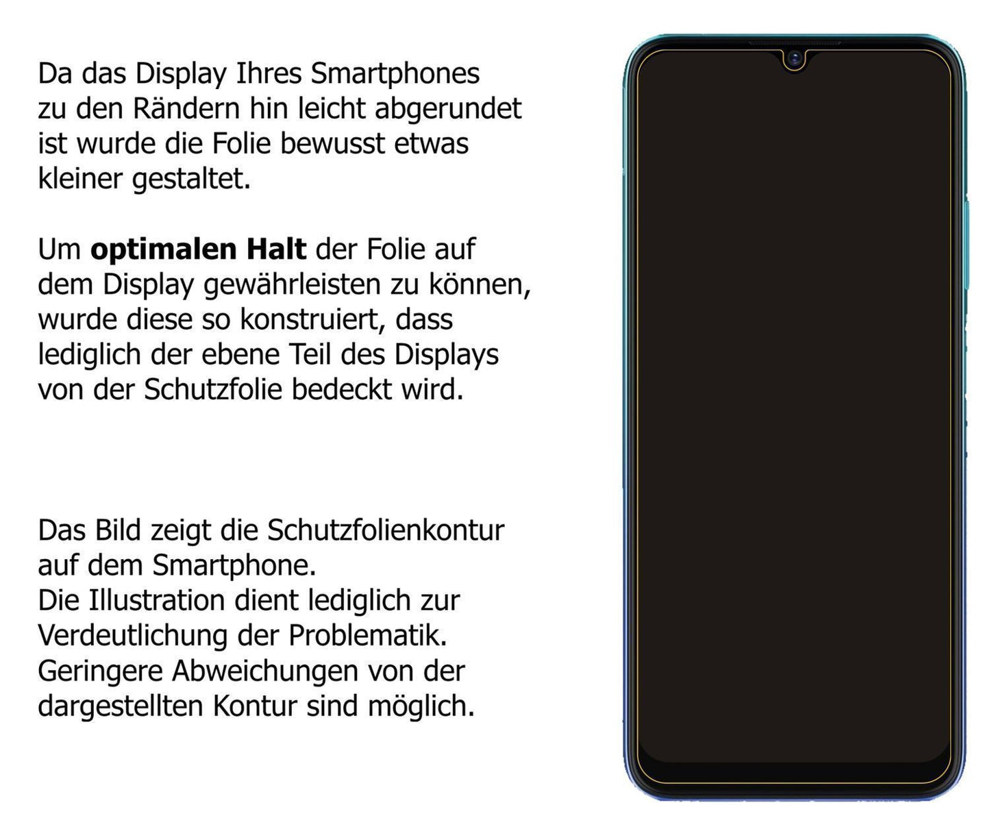 2x Schutzfolie klar für ZTE Blade V30 Vita Display (5)