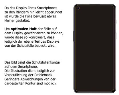 2x Schutzfolie klar für OnePlus 9RT Display-Schutz (5)