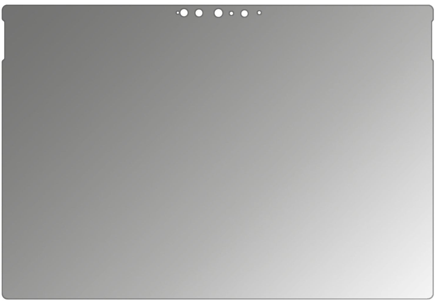 Blickschutzfolie für Microsoft Surface Pro 7 Plus  (2)