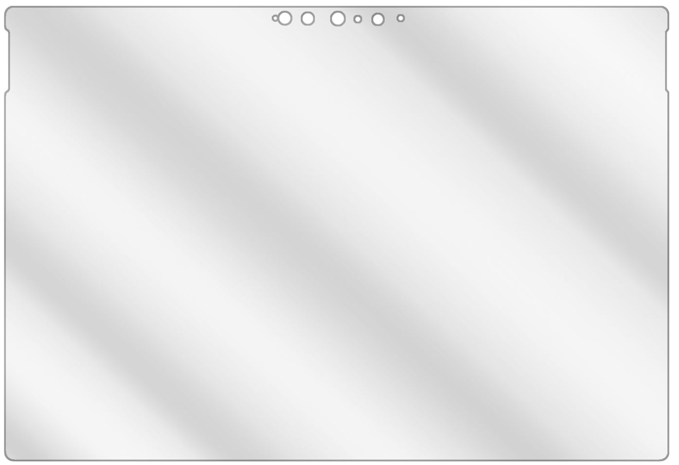 2x Schutzfolie klar für Microsoft Surface Pro 7 Pl (3)