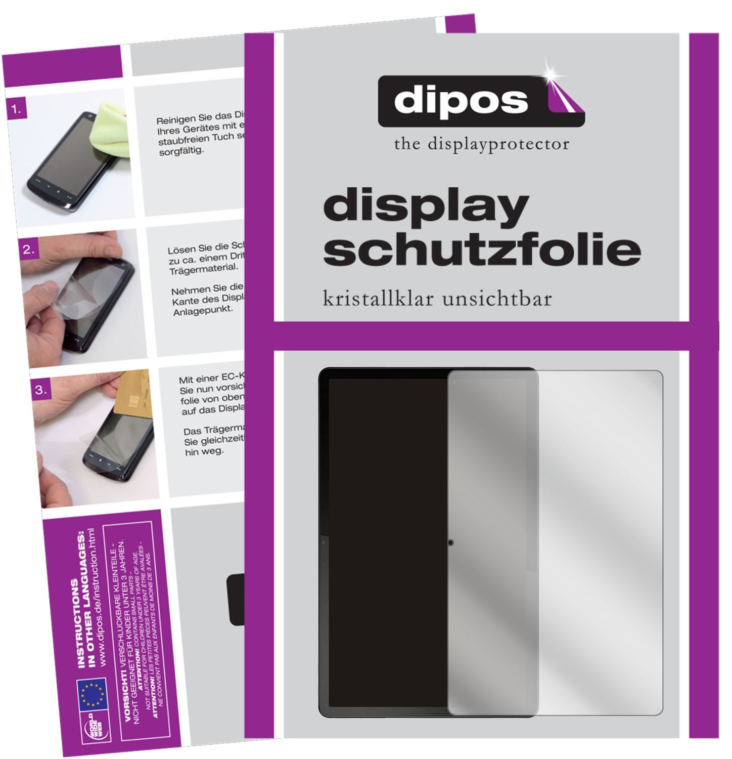 1x Schutzfolie klar für Lenovo Tab11 Display-Schut (1)