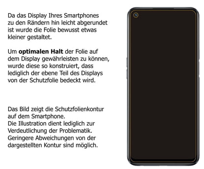 1x 9H Schutzfolie matt für Oppo A93s 5G Panzerfoli (3)