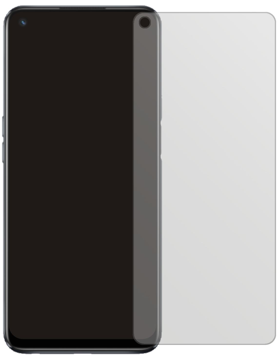 2x Schutzfolie matt für Oppo A93s 5G Display-Schut (2)