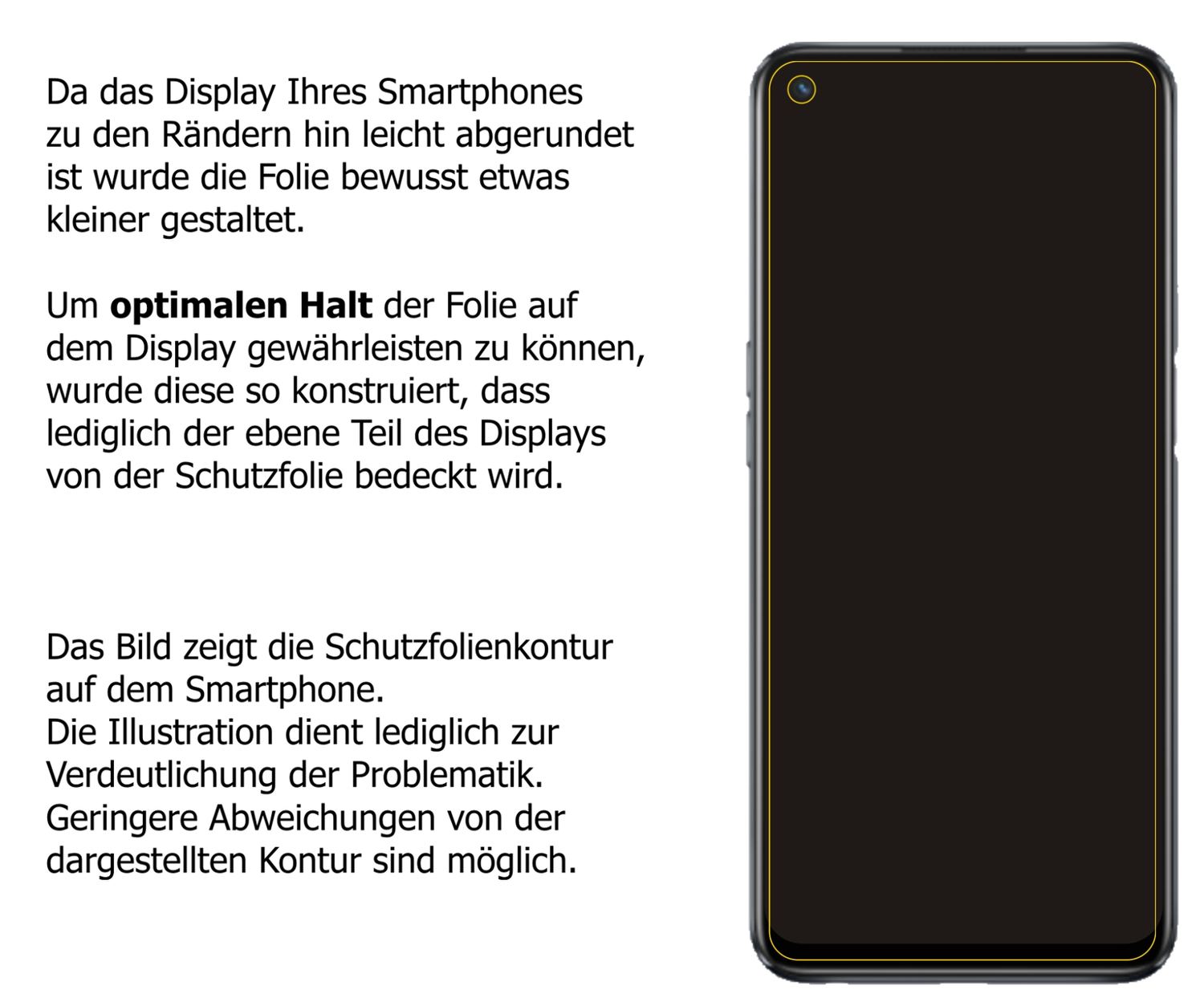 2x Schutzfolie matt für Oppo A93s 5G Display-Schut (6)