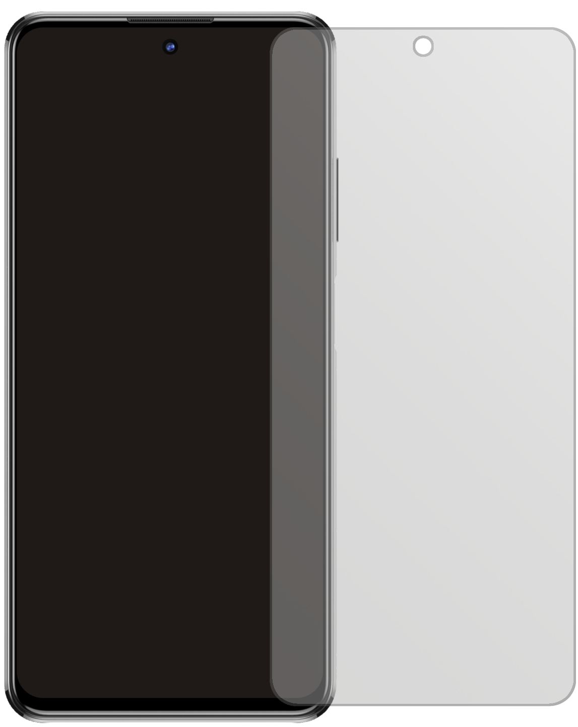 1x Schutzfolie matt für ZTE Blade V30 Display-Schu (2)