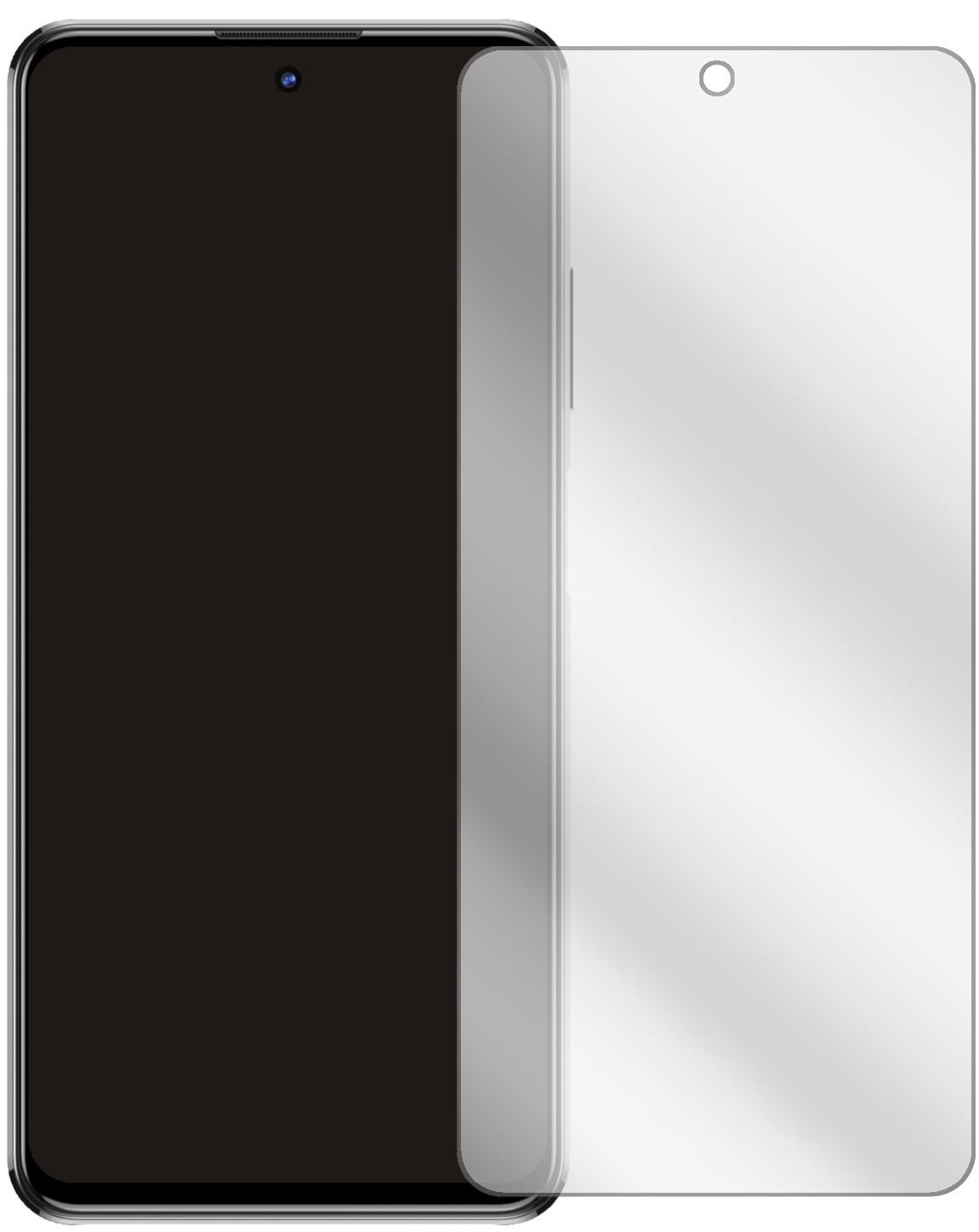 1x Schutzfolie klar für ZTE Blade V30 Display-Schu (2)