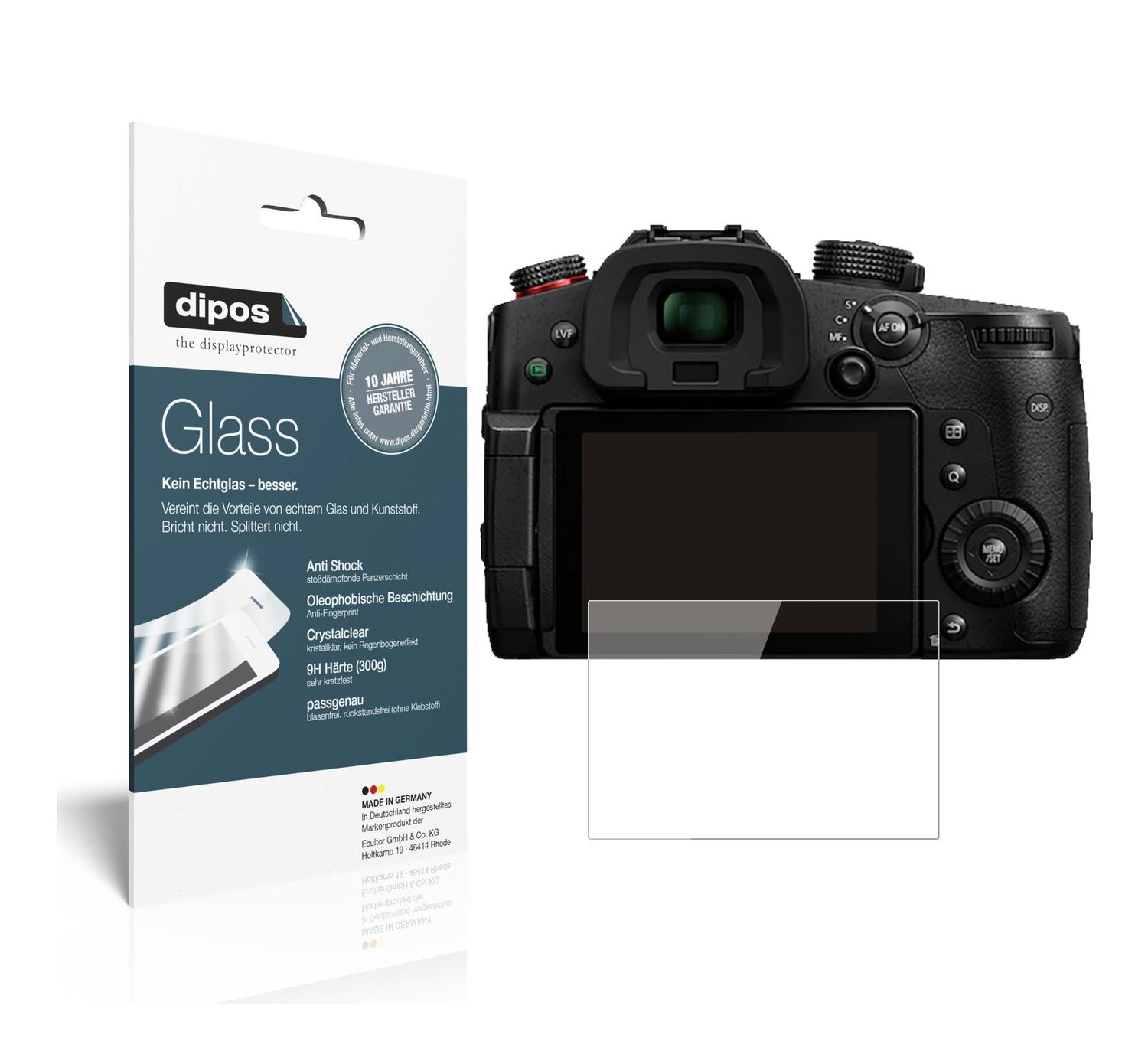 1x 9H Schutzfolie für Panasonic Lumix GH5 II Panze (1)