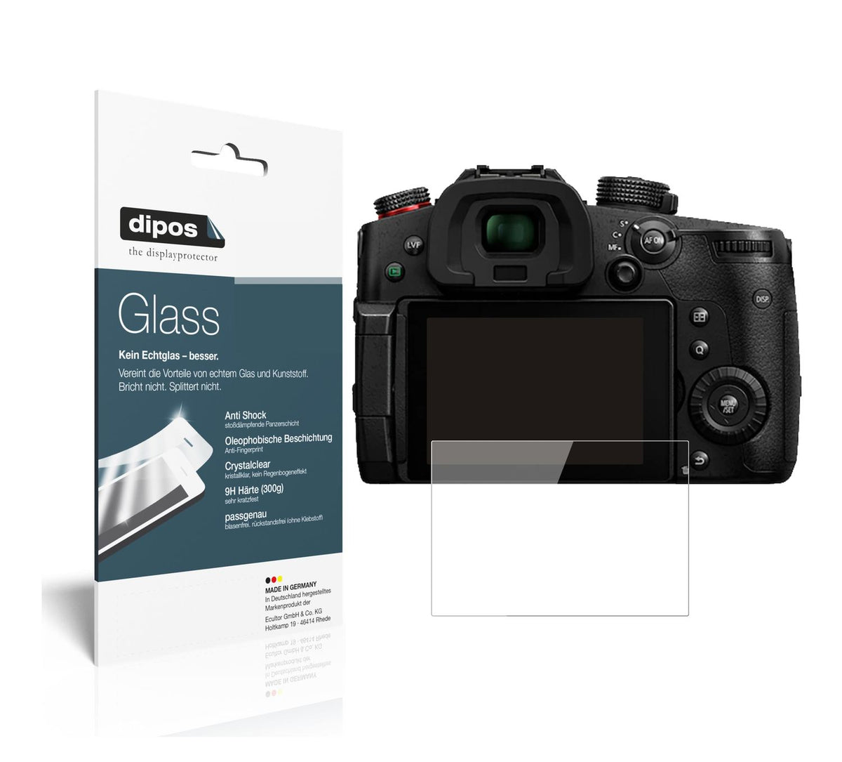 2x 9H Schutzfolie für Panasonic Lumix GH5 II Panze (1)
