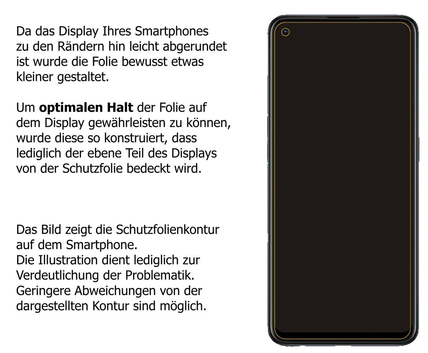 2x Schutzfolie klar für Oppo Reno6 Z Display-Schut (5)