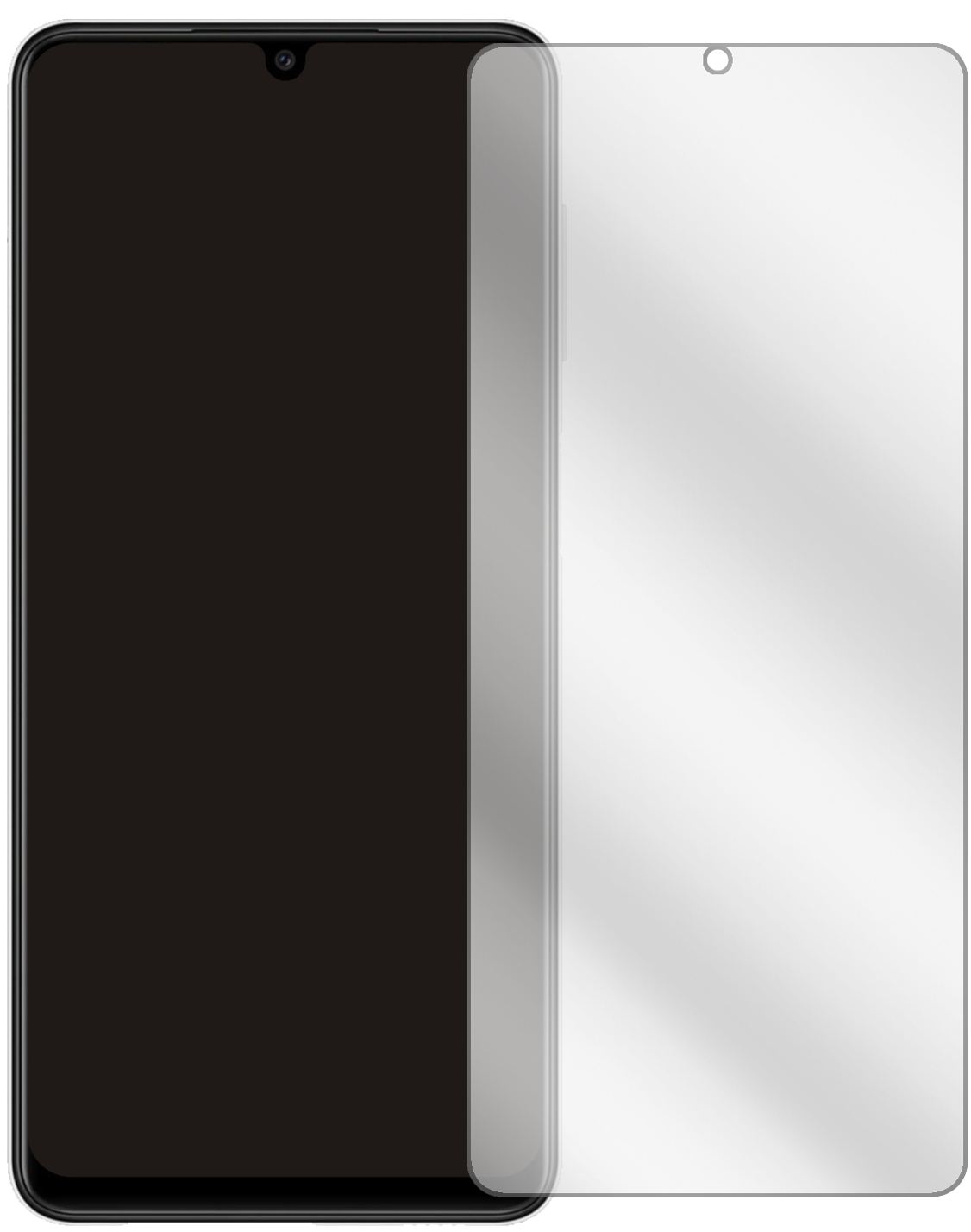 2x Schutzfolie klar für Samsung Galaxy M22 Display (2)