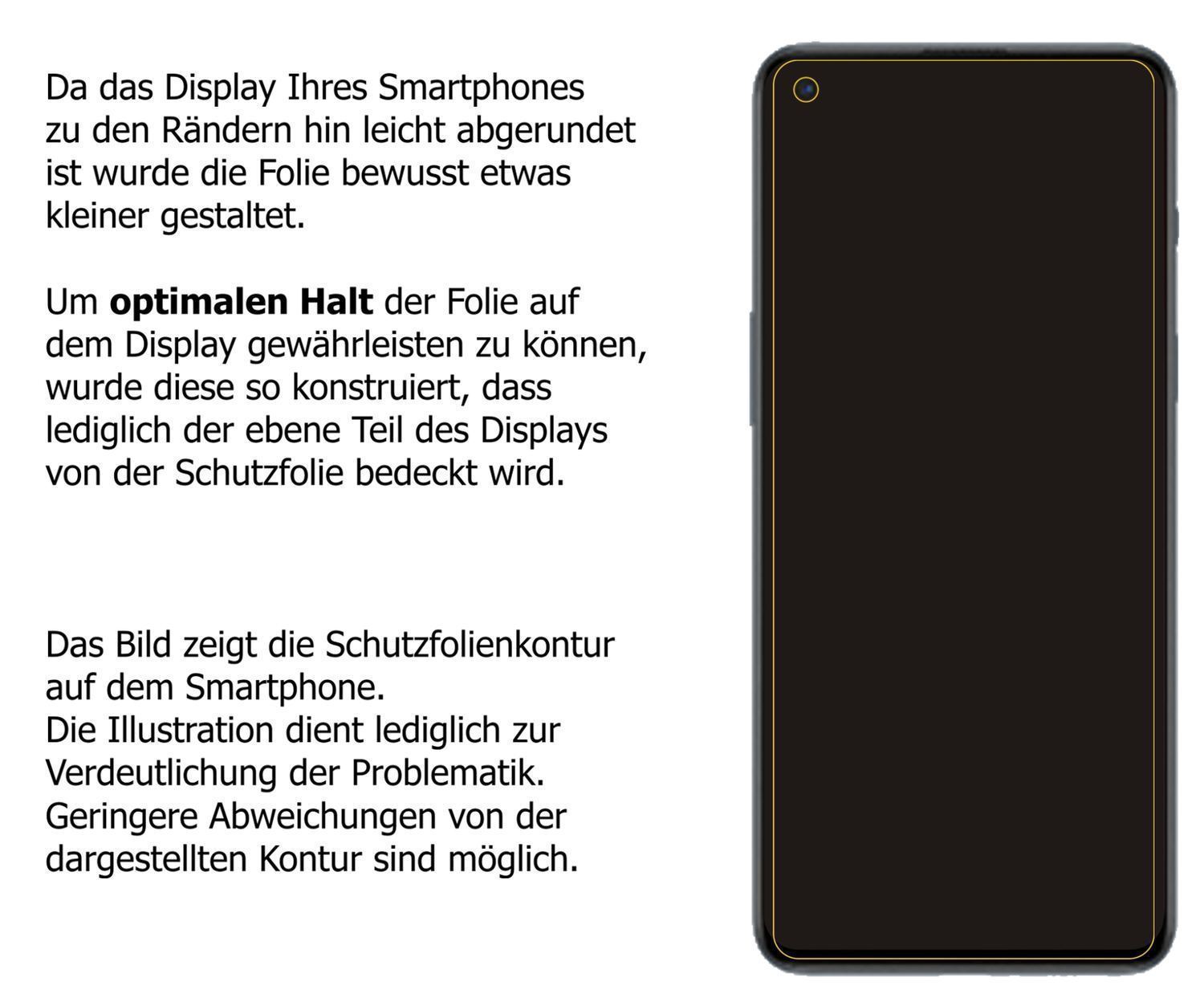 2x 9H Schutzfolie matt für OnePlus Nord 2 Panzerfo (3)