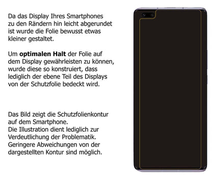 Blickschutzfolie für Huawei Nova 9 Pro matt Schutz (5)