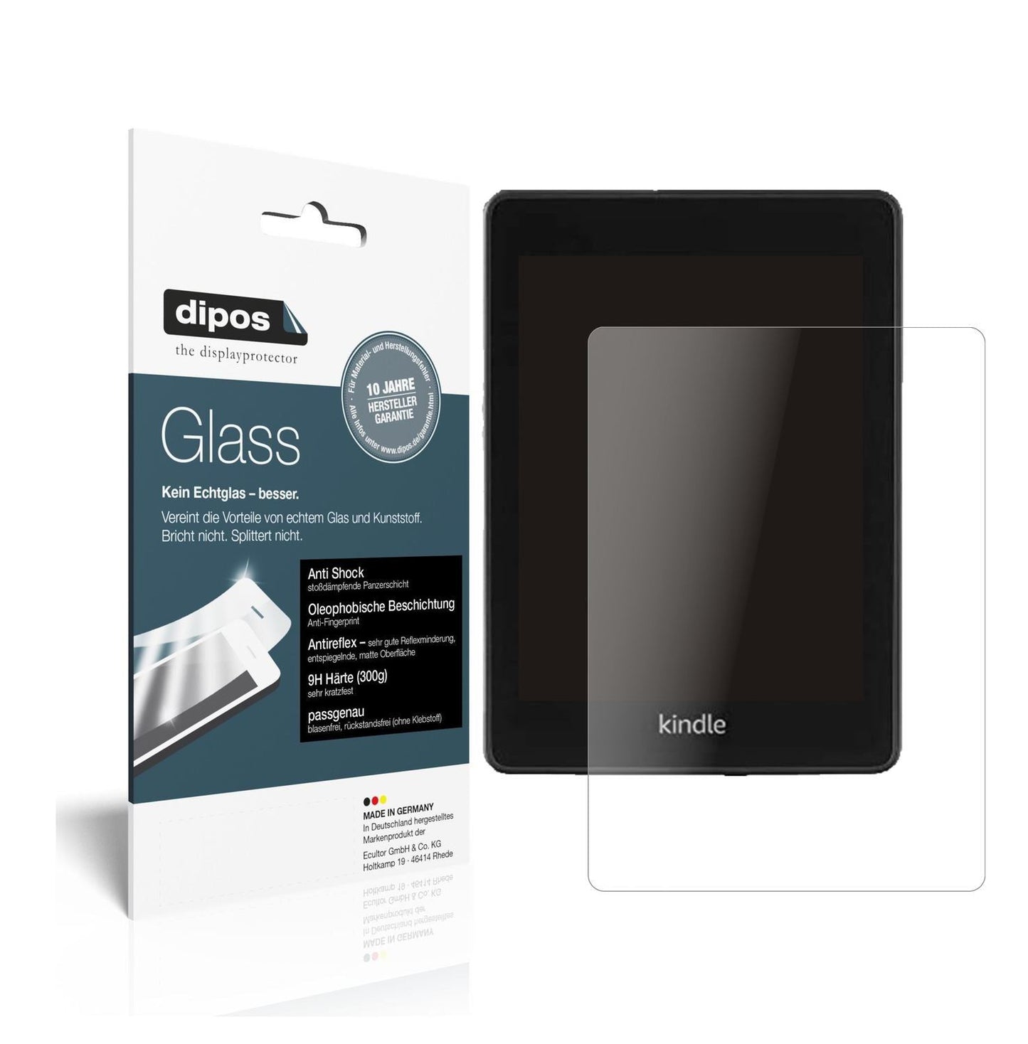 1x 9H Schutzfolie matt für Amazon Kindle Paperwhit (1)